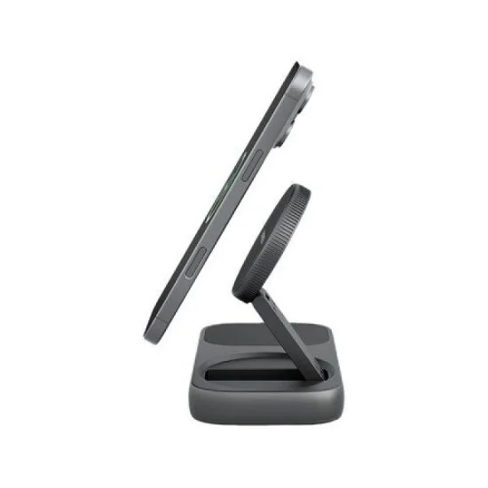 Energea Widock Plus, 7 In 1  Usb-C 3.1 Dock With Qi2 Charging - Gunmetal